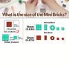 Non-Toxic Mini Bricks European Market Street Caf Villa Store House Building Blocks City Street View Scene Model Assemble Toy Kid Gifts