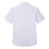 TRIES Men's Silk Blend Business Short Sleeve Shirt