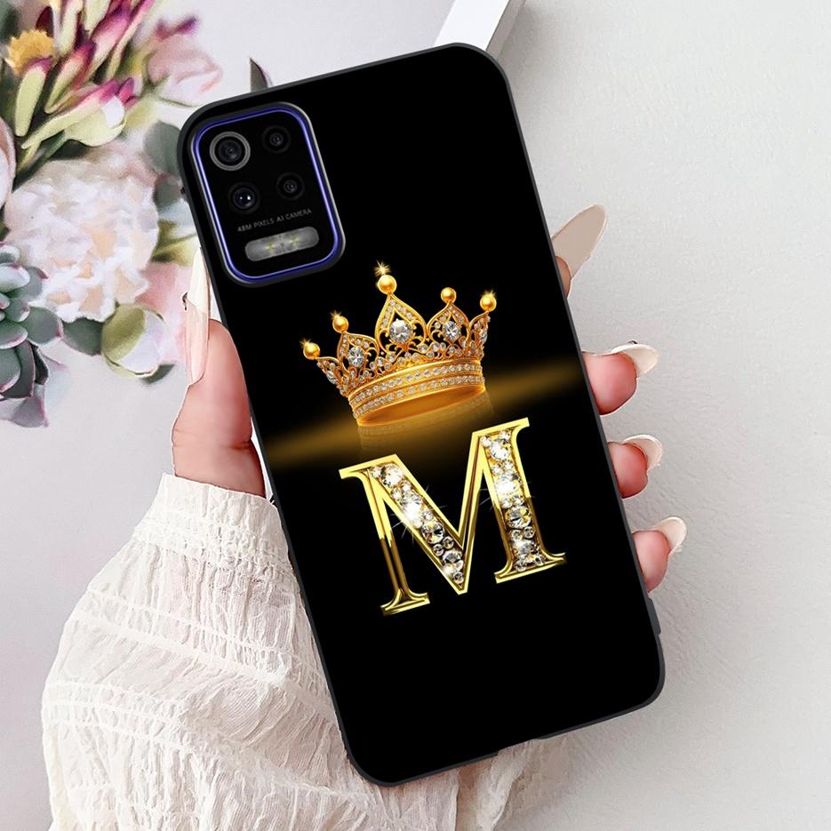 Pro pouzdro LG K52 2020 LM-K520 Nové Módní Korunní Písmena Kryt Měkký Silikonový Kryt na Telefon Pro LG K62 LM-K525 K 52 LGK52 LGK62 Fundas