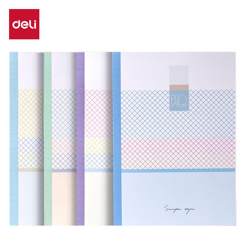

Deli A5 Thick Soft Notebook, Wireless Binding - Perfect Practice Book for Students