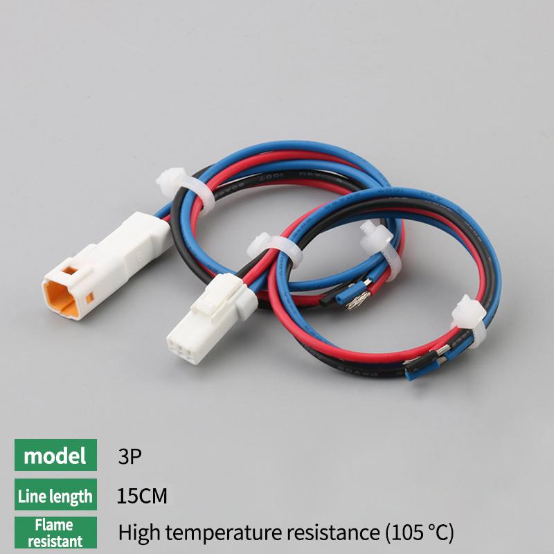 Waterproof Jst Connector 2p/3p/4p/6p/8p Connector Plug Socket With 20awg/0.3m ² Wire Harness 02t/02r/03t/03r