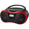 Radio AM FM Głośniki Bluetooth Mały Boombox Odtwarzacz CD Kaseta AUX USB MP3 Odtwarza z pilotem Obsługa Zasilanie AC/DC