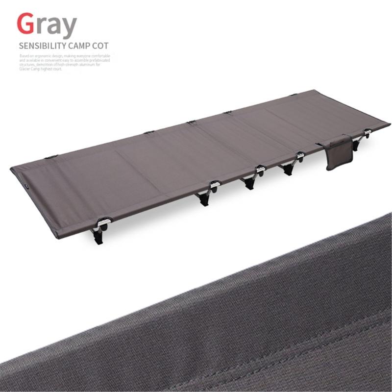 Aluminum Alloys Sleep Cot Portable Outdoor Travel Folding Bed Camping Cot for Outdoor Hiking Backpacking Travel