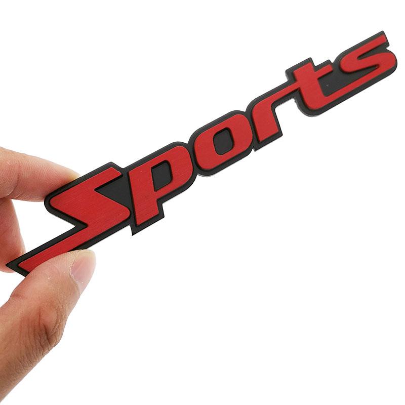 

Спортивная буква, наклейка на автомобиль, эмблема, значок, наклейка красный