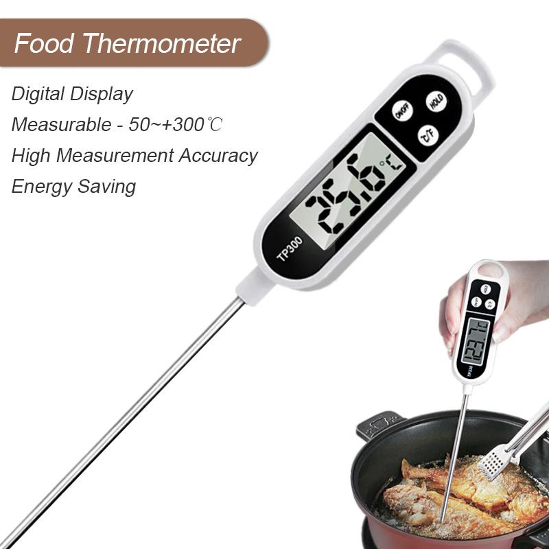 Küchen Lebensmittel Backen Digitalthermometer Elektronischer Fühler Typ Digitalanzeige Kochen Flüssigkeit Grill Ofen Thermometer