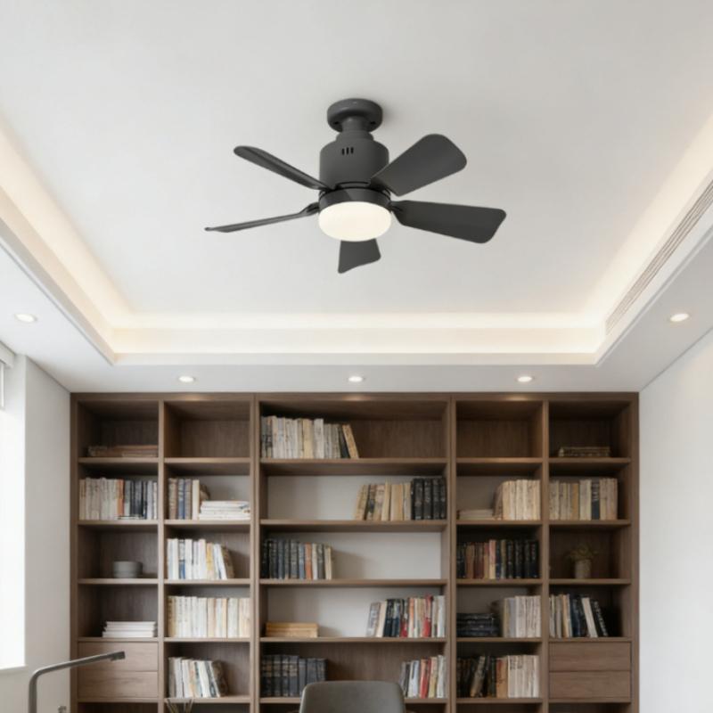 Smart Ultra-Quiet Adjustable 3-Speed Socket Ceiling Fan Lights with Remote Control for Home Bedroom Living Room Study Cooling