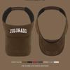COLO Letter Embroidered Brushed Visor Hat