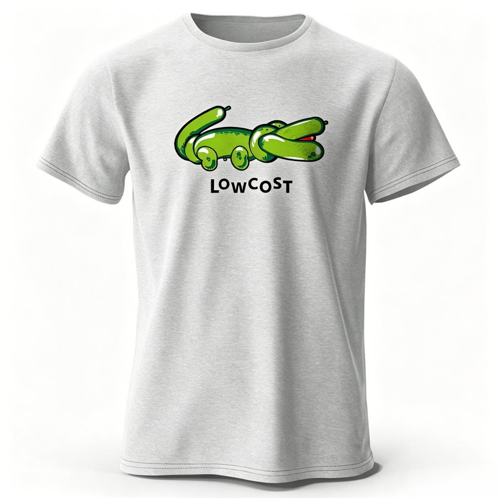 Unisexs Joke The Lowcost Printed TShirt Cotton Funny Graphic Tees Summer Tops Casual Streetwear Unisexs Clothing Womens T Shirt