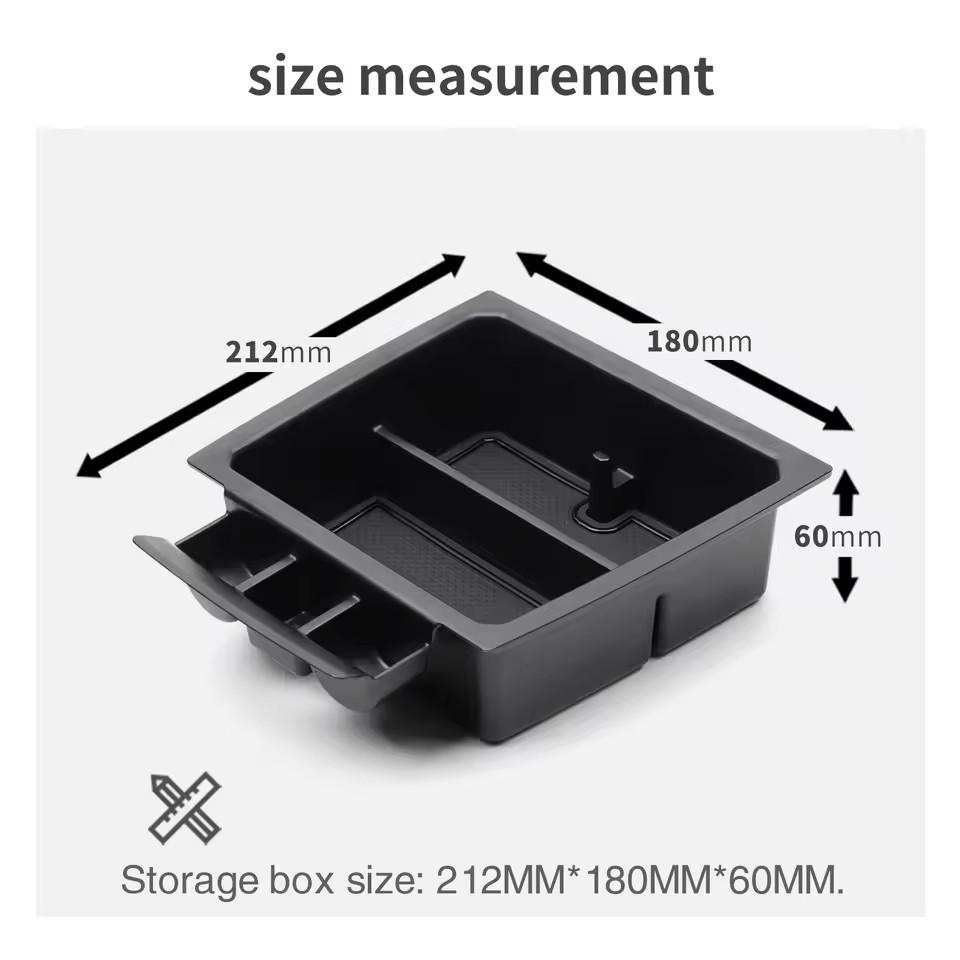 For Chevrolet Chevy Colorado 2025 2025 GMC Canyon Center Console Armrest Storage Box Organizers Tray Car Accessories Tidying