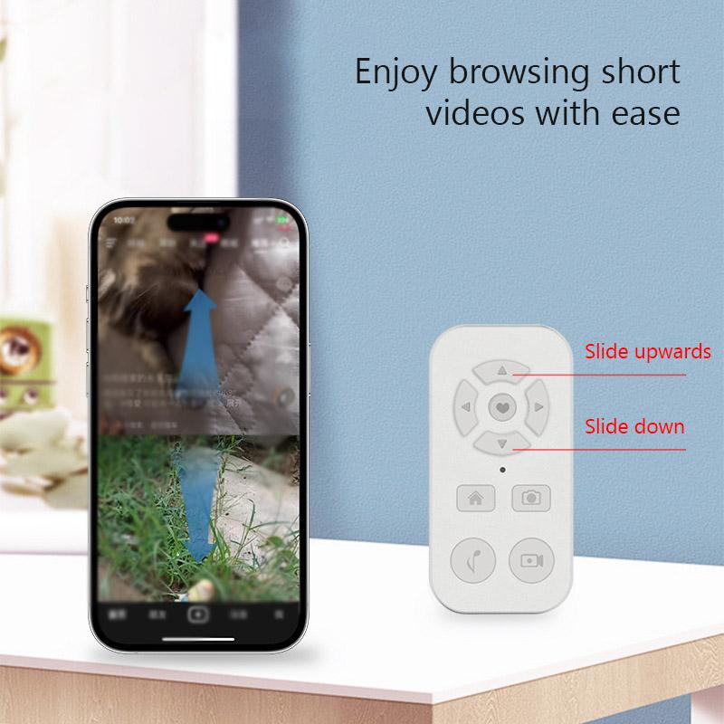 NEW Bluetooth Remote Control Phone Compatible Rechargeable Selfie Stick Camera Controller for Android iOS iPhone iPad Tik Tok
