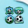 Handmade 3D Soccer Event Football Enamel Pin Zinc Alloy Brooch For Fan Collectors And Fashion Accessories