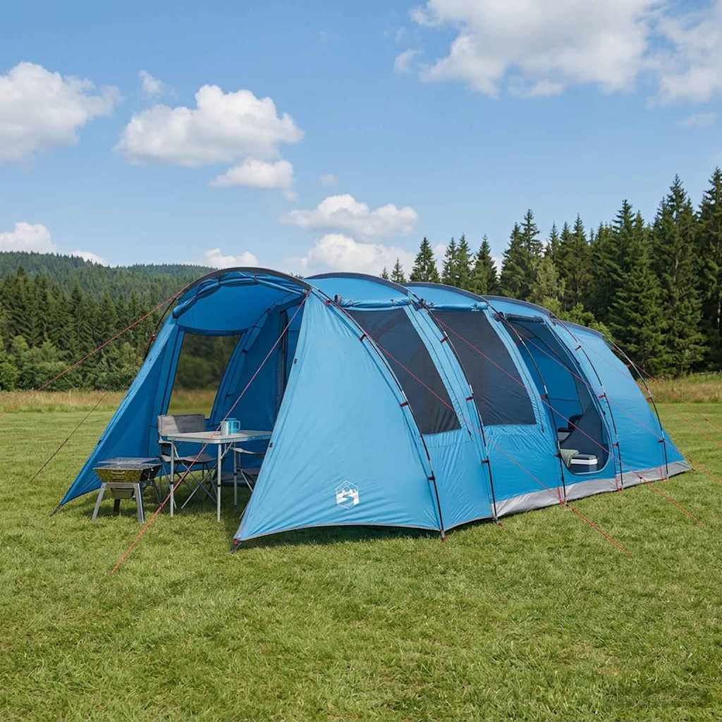 Tunnelzelt Blau 675 x 392 x 210 cm