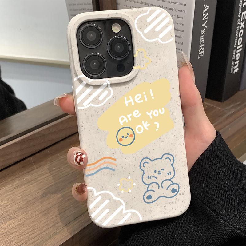 Mobile Phone Cases for iPhone 11 13 XR 15 Pro Max 12 14 Pro Max Case iPhone 16 7 Plus 8 Plus XS Max Degradable and Environmentally Friendly