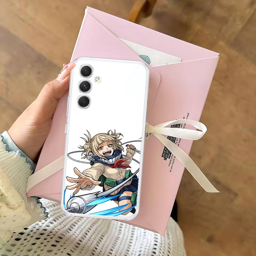 H-Himiko T-Toga HD Clear Transparent Phone Case For Samsung Galaxy A52,A12,A51,S24,S23,S22ULTRA,S21 Edge,S20LITE,Plus,U
