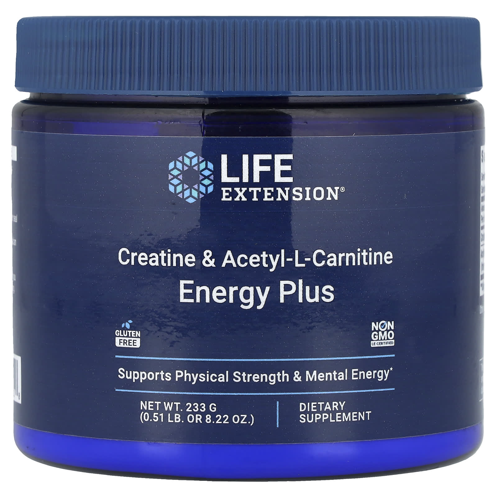 

Creatine & Acetyl-L-Carnitine, Energy Plus, 233G (0.51Lb)