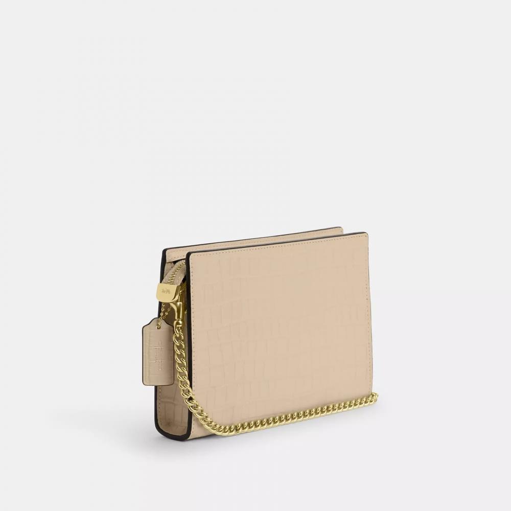 Coach Slim Crossbody Silver Black