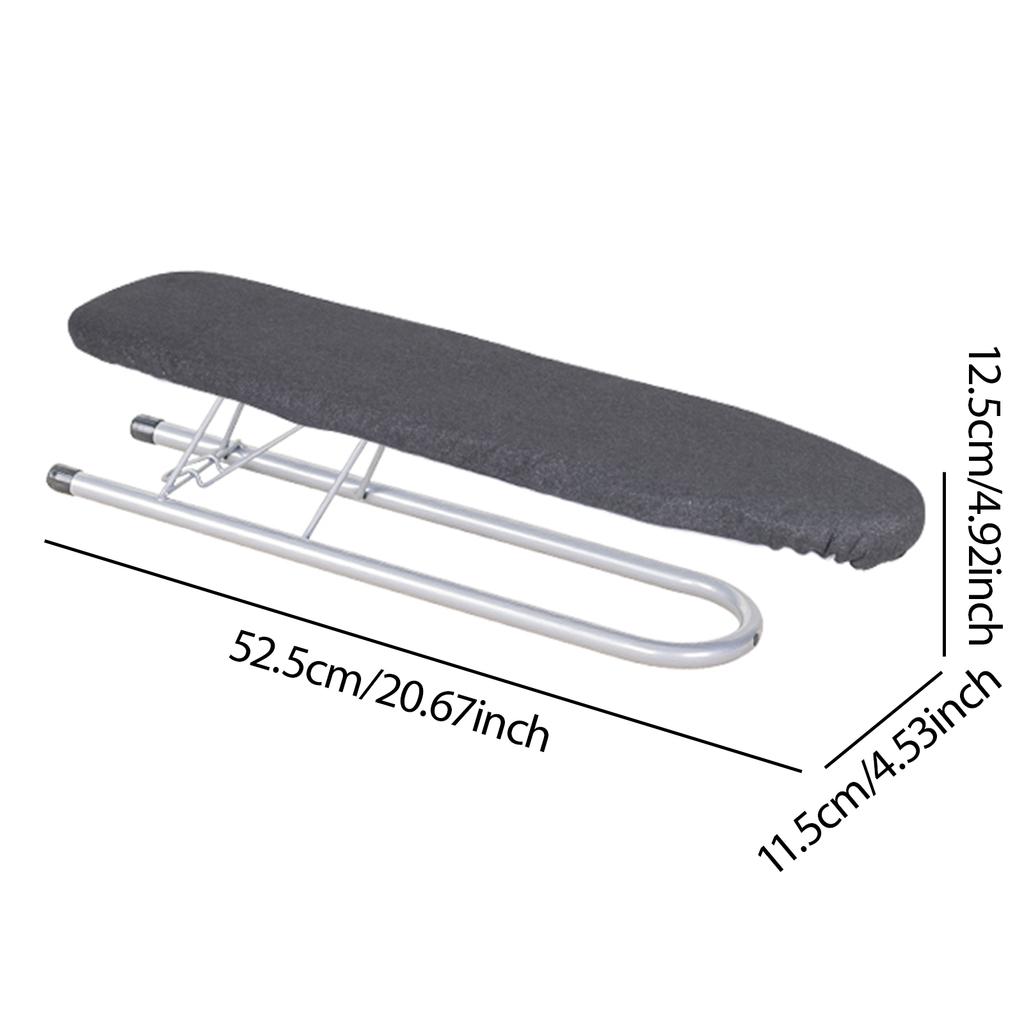 Foldable Sleeve Ironing Board Sleeve Cuffs and Collars Handling Space Saving  Home Travel Use Sturdy Removable Cloth Cover Cloth
