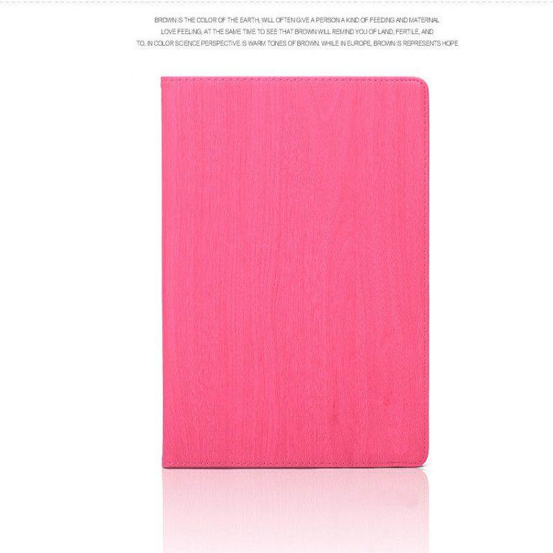 Premium Holzmaserung Smart Wake Sleep Ständer Flip Case Hülle für Apple iPad 2/3/4 Air Mini mit zeitlosem Retro-Design