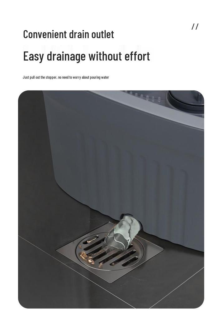 Net-Dirty Spin Mop: Hands-Free Single Bucket Mop for Easy, Automatic Cleaning