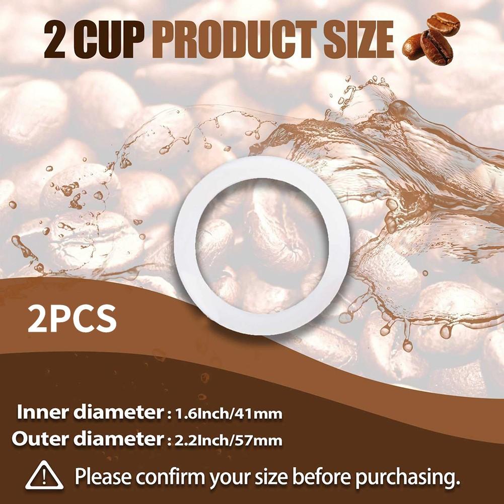 

Sealing Ring Moka Pot Kits Soft Silicone Material White 6.2cm