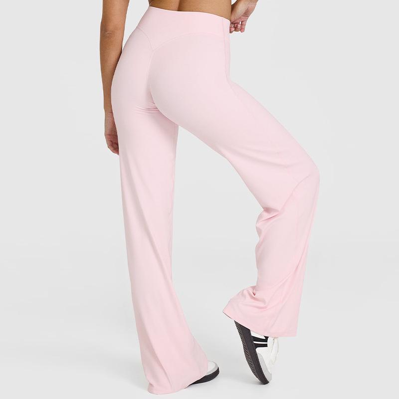 Women's Mid-Waist Super Soft Straight-Leg Yoga Pants