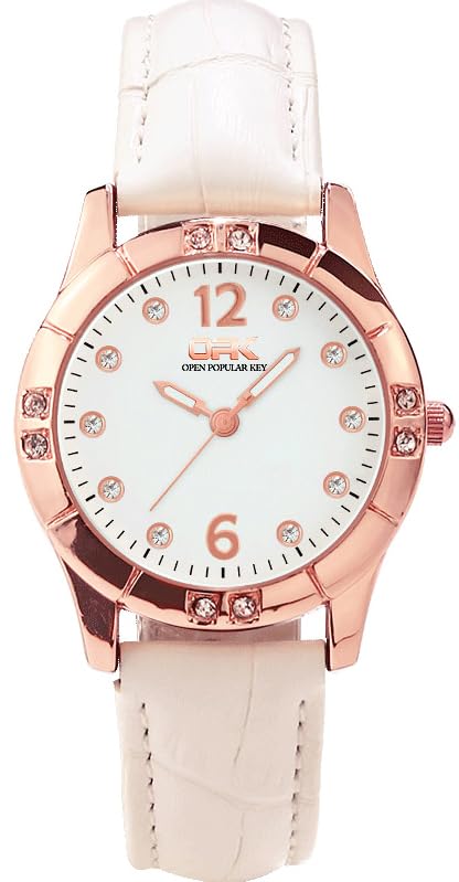 

Женские наручные часы OPK Quartz Easy to White, Простые, Стильные, Легкие, Читаемые, Водонепроницаемые, Люминесцентные, Удобные,