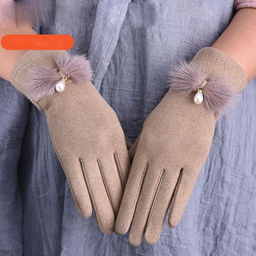 

New Touchable Screen Winter Gloves Warm Full Finger Driving Mittens Skiing Gloves Unisex хакі