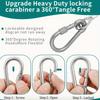 Double-headed Dog Tie Out Cable Leash Raction Rope With Metal Buckle Steel Wire Anti-rust Training Collar Outdoor Dogs Strap