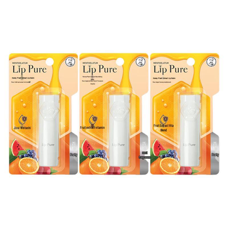 Mentholatum Honey Plant Extract Lip Balm, Orange Scent