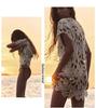 One-Sleeve Crochet Lace Beach Cover-Up for Women