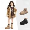 Girls' Cotton Boots - Winter and Autumn Children's Padded Boots, Versatile Shoes for Snowy Weather
