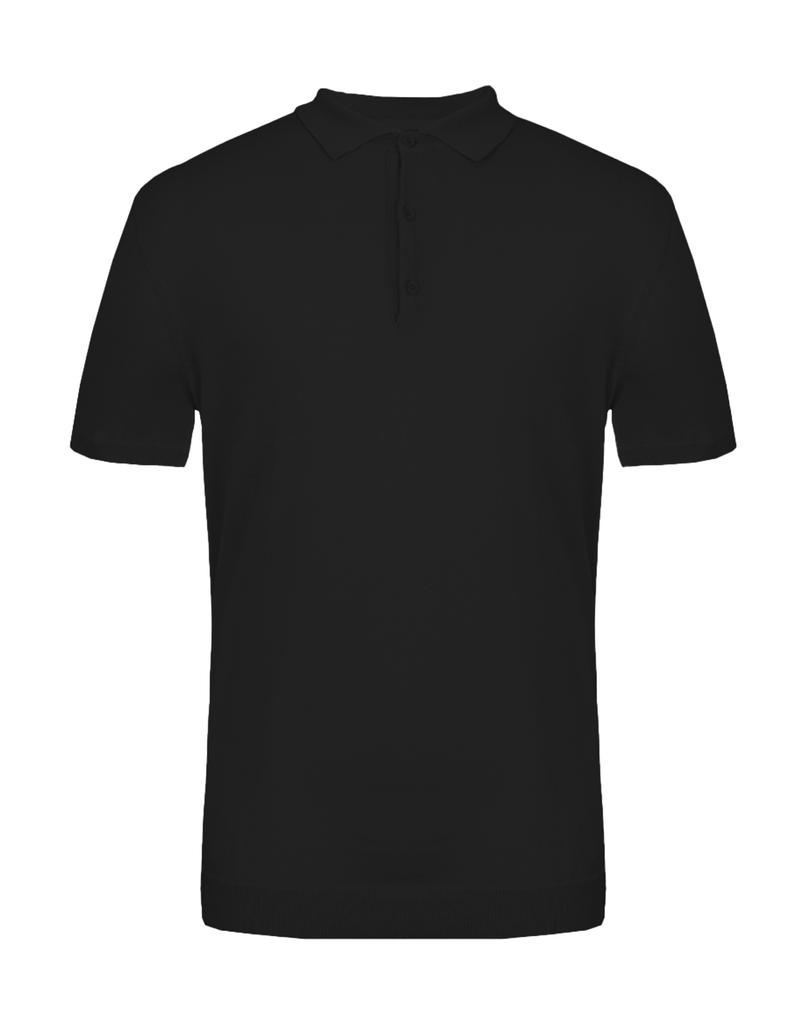 IKALOOK 3-Button Men'S Collared Short Sleeve Knit T-Shirt Bstee112