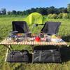 33L Kitchen Organizer Durable Storage Bag Portable Camping Gear Tote  Cooking Utensils