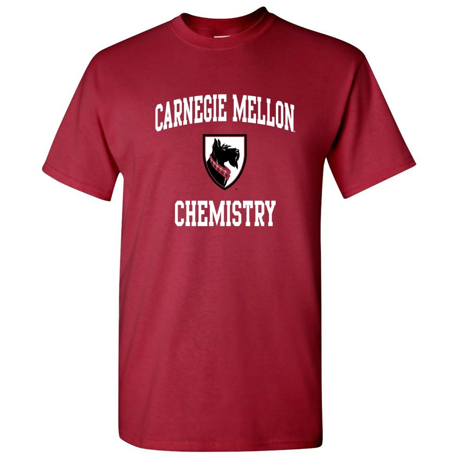 Carnegie Mellon University Tartans Arch Logo Chemistry T Shirt - Cardinal 3XL