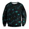 Men's Casual Fashion Printed Round Neck Pullover Sweatshirt