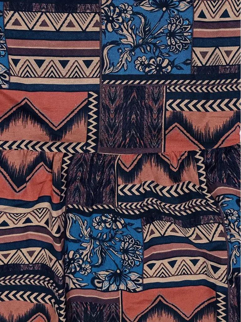 2023 Dámské evropské a americké letní šaty bez rukávů volného střihu s kulatým výstřihem a potiskem