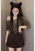Oversize T Shirt With Asymmetric Collar And Embroidery For Womens Early Spring Casual Wear