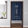 FEEGOO Bathroom Half Partition Curtain with Telescopic Rod