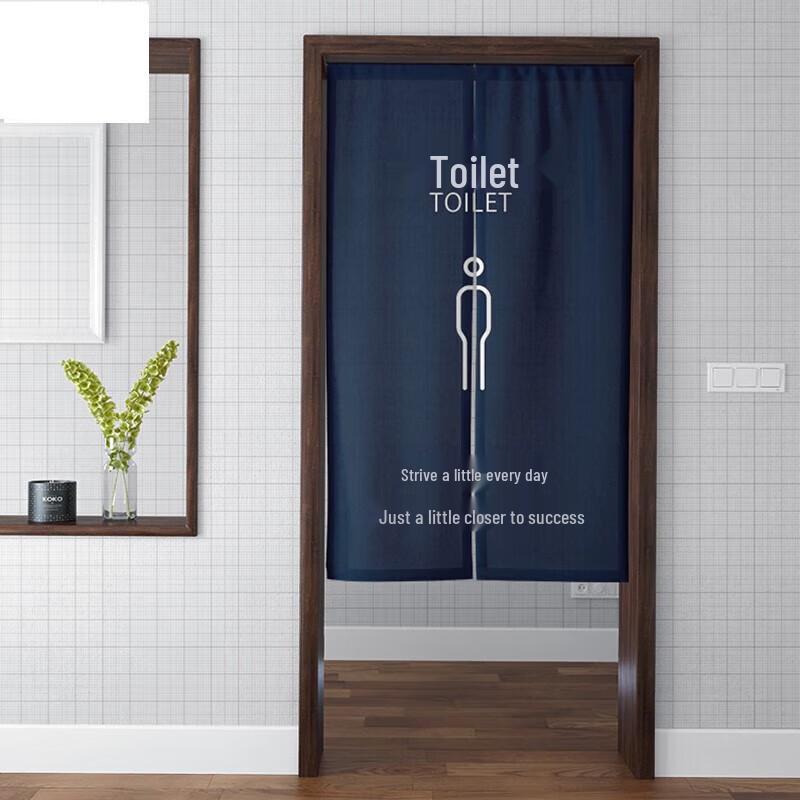 FEEGOO Bathroom Half Partition Curtain with Telescopic Rod