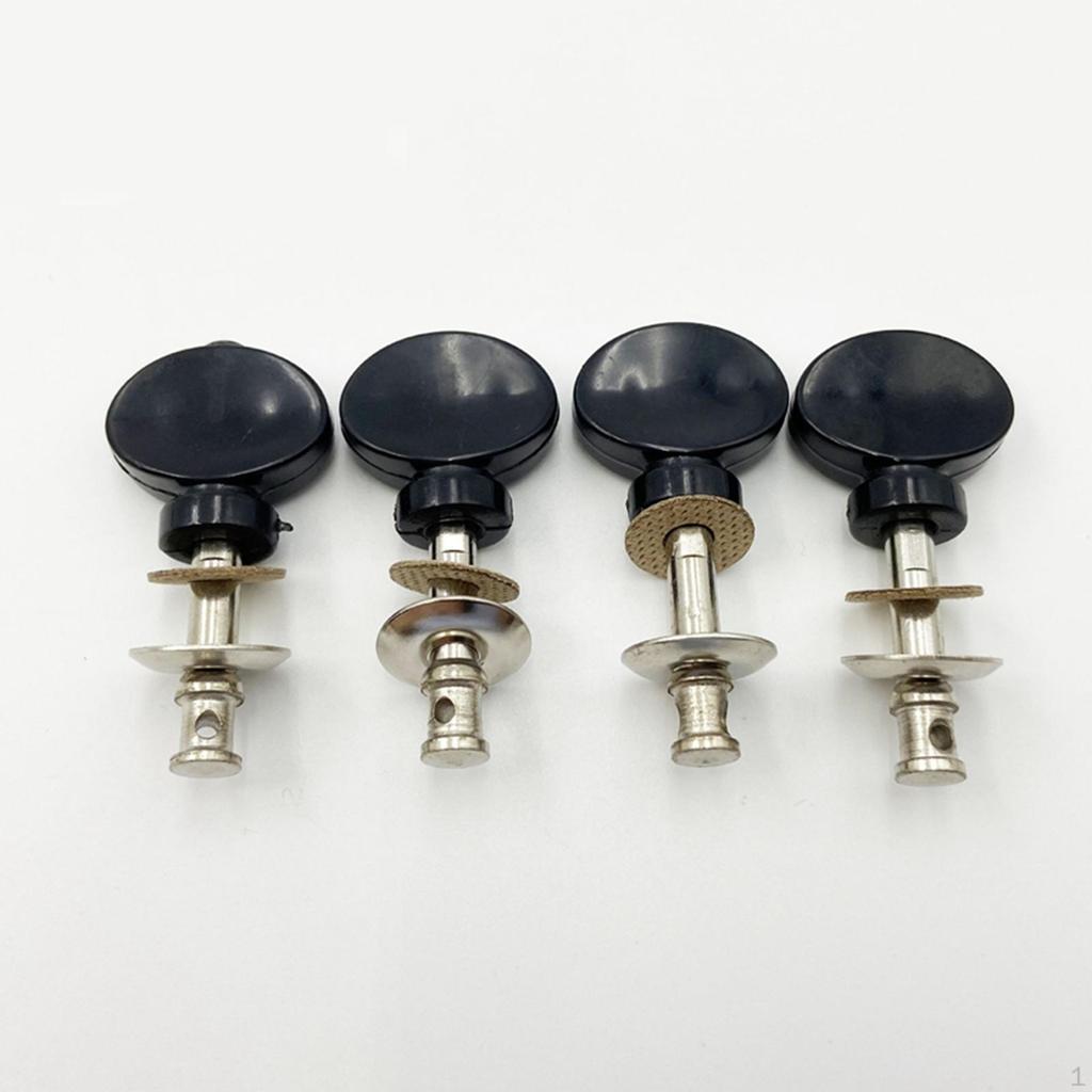 4 Pieces Ukulele Tuning Pegs Banjo Accessories Parts Replacement Machine Heads