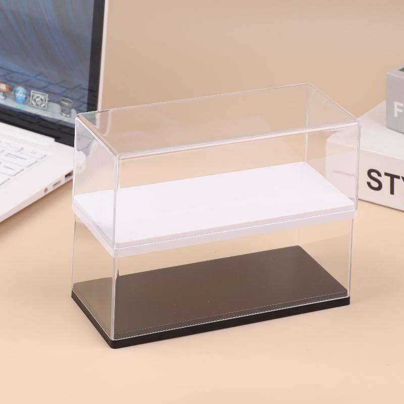 1 Stück Transparente Acryl-Aufbewahrungsbox Praktische 1/43 Diecast Modellauto-Vitrine DIY Staubdichtes Ausstellungsregal Spielzeug