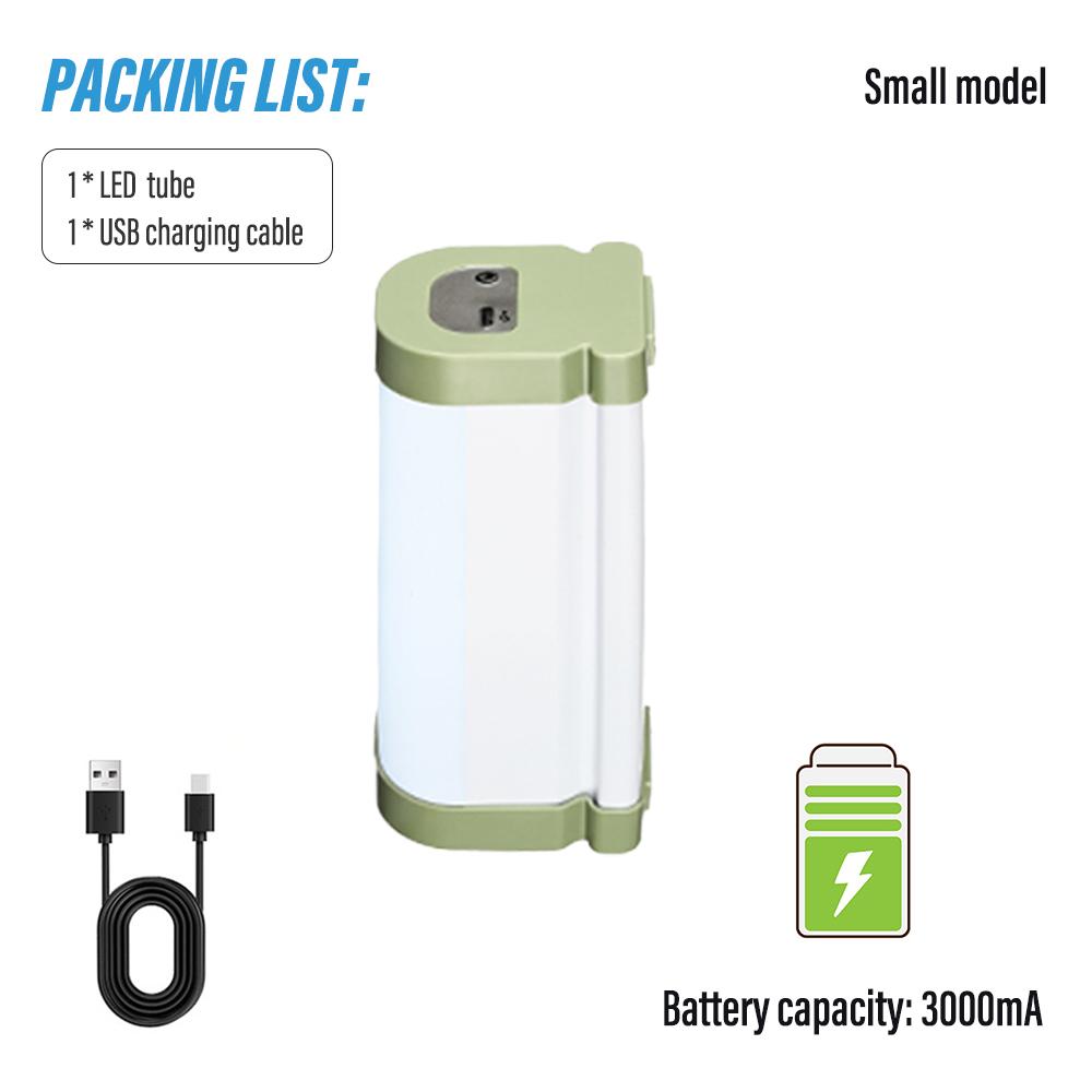 High Bright LED Magnetic Tube, Portable Camping Light with Magnet and Hook, 5 Lighting Modes, for Emergency, Night Market