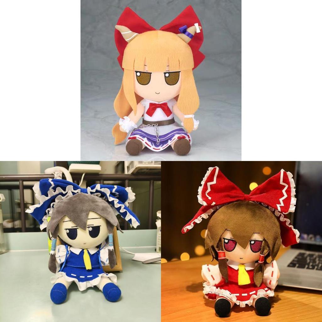 Hakurei Reimu Plush Doll Cute Cartoon Stuffed Toy For Collectors And Kids