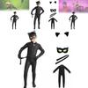 Miraculous Tales Of Ladybug Cat Noir Children Costume With Spandex For Anime Role Play