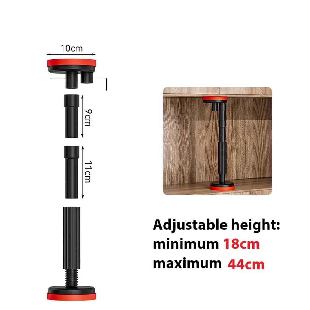 2 szt. teleskopowy drążek podporowy do montażu podnośników szafkowych regulowany wspornik podporowy ze stali nierdzewnej wsporniki montażowe szafek