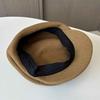 Autumn and Winter Woolen Thickened Newsboy Hat Female Star Anise Cap Elegant Painter Bud Hat
