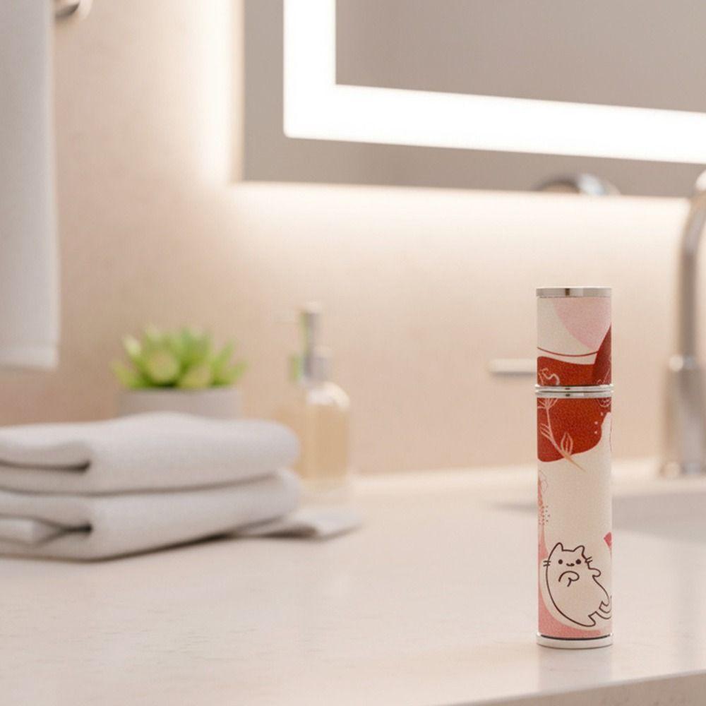 PU Leather Perfume Bottle 10ml Cosmetic Container Ultra-fine Mist Fragrance Container  Travel