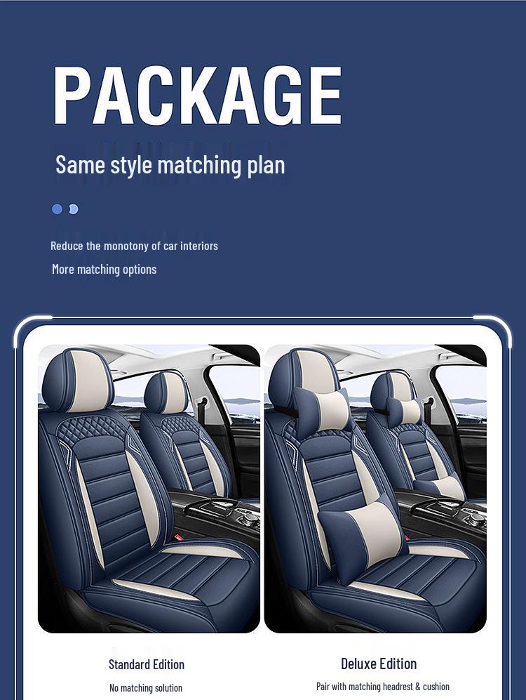 Sonata Mingtu Premium Full Leather Universal Car Seat Cushion