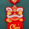 2pcs New Year Decorations Spring Festival Couplets Hollowout Red Hangings Sign Red Couplets New Year Banner 2025 Spring