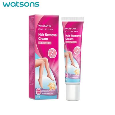 Love My Skin Haarentfernungscreme für normale Haut, Körper und Beine, bis zu 7 Tage Glätte, weiche Lotusblume und Vitamin E, 25 g.